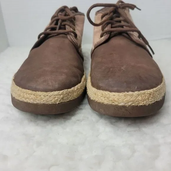 UGG Australia Chukka Vibram Sole Shoes Men’s 11.5 Brown Beige 1002236 - Picture 2 of 9